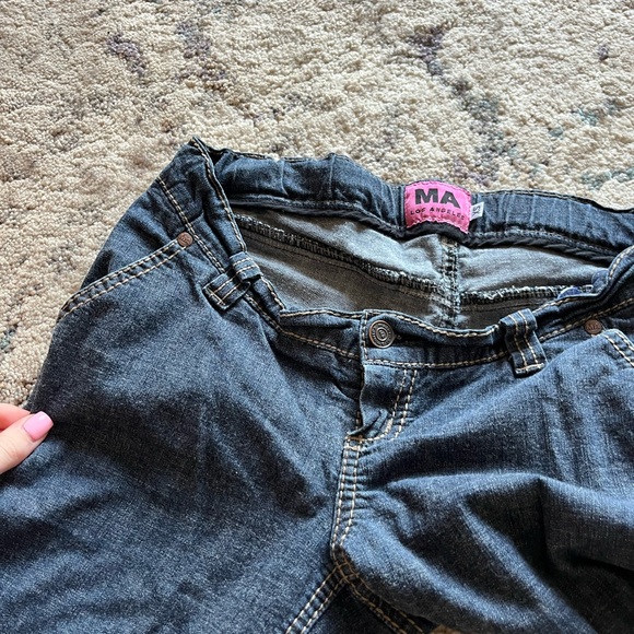 Vintage MA Los Angeles Low Rise Wide Leg Jeans - Picture 3 of 5